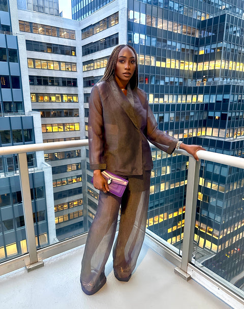 Organza signature suit set