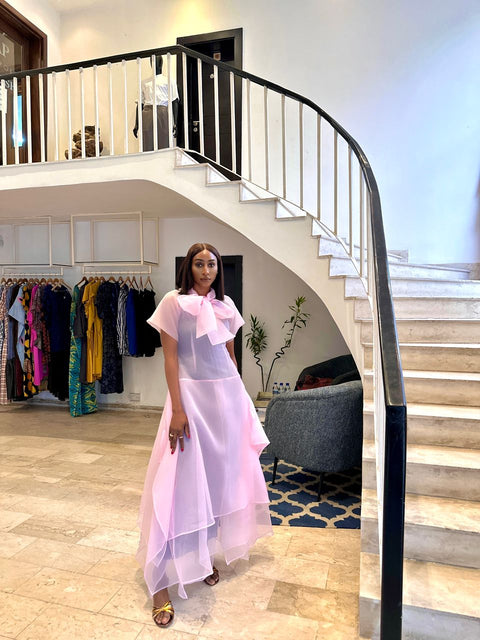 Bow Dress Pink
