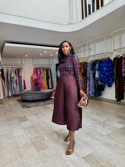 Nkwo Assymetric culottes