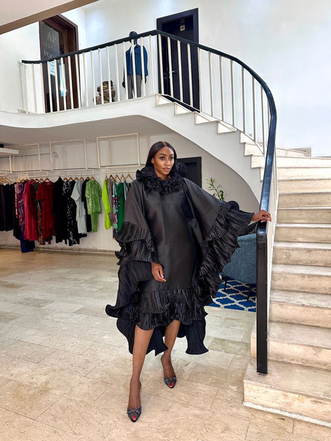 Kai short silk boubou