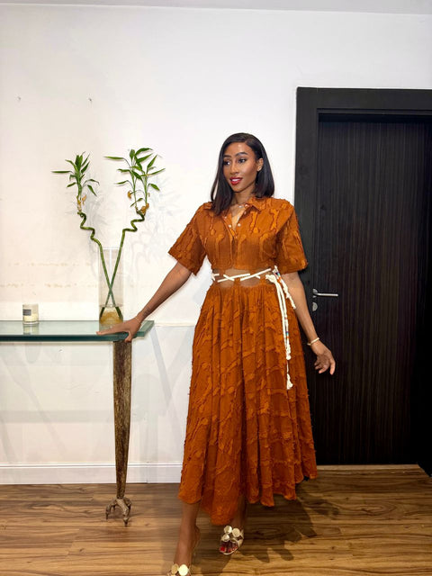 Textured Fabric dress