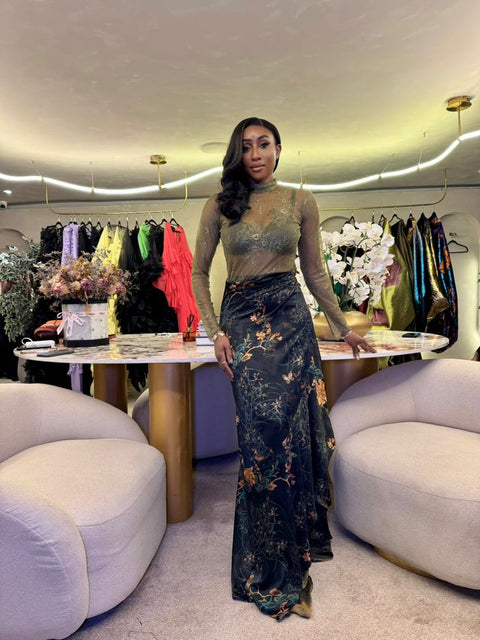 Eri blouse and wrapper