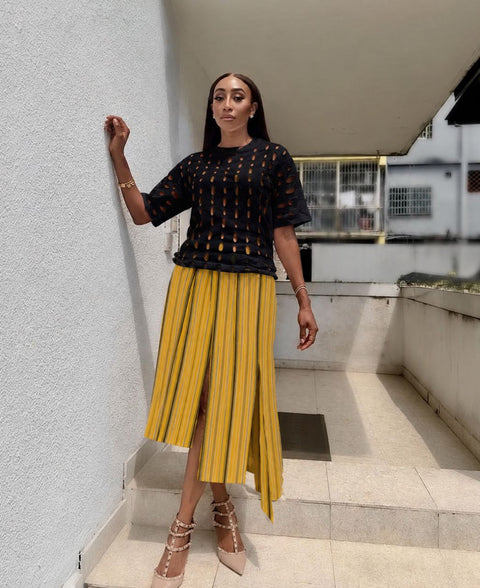 Ala aso oke skirt