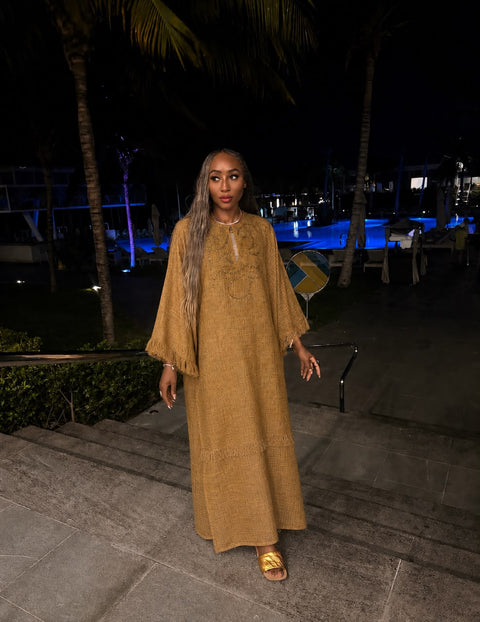 Straw kaftan