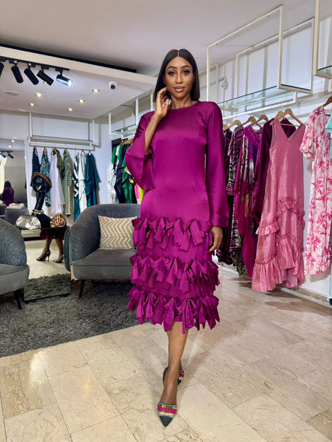 Tahlia Tier dress(Sleeve)